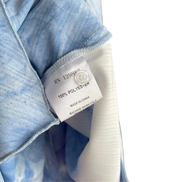 THE SHIRT ROCHELLE BEHRENS Tie-Dye Mini Dress Size XS - Picture 11 of 13